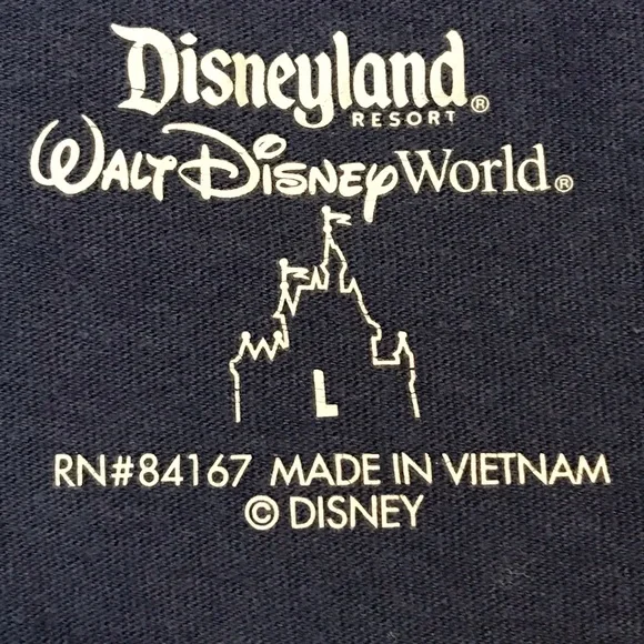 Disneyland Disney Mickey Mouse Blouse 
Large 10 - 12 (fits small) 
100% Cotton - Picture 9 of 12